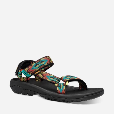 Teva Hurricane XLT2 - Men's Teva Hiking Sandals - Black / Multicolor | India (RKUP35702)